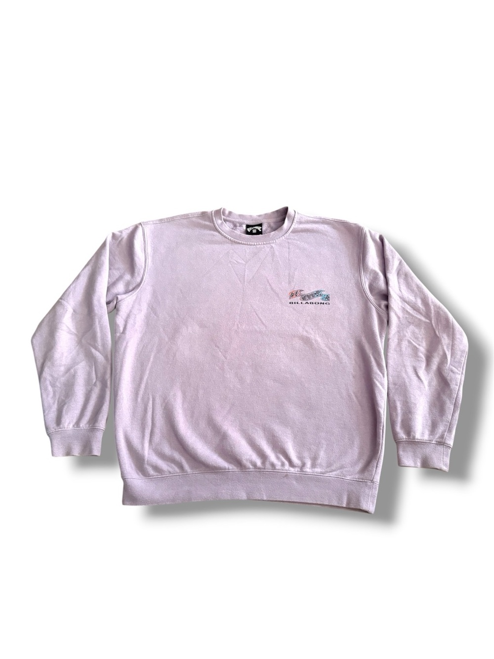 Billabong Short Sands Crewneck Sweatshirt – Light Purple – Size Medium